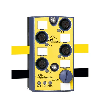 Модуль безопасных входов ASi Bihl+Wiedemann BWU2284 IP67 с 1x2-канальным входом и 2 выходами Модуль безопасных входов ASi Bihl+Wiedemann BWU2284 IP67 с 1x2-канальным входом и 2 выходами