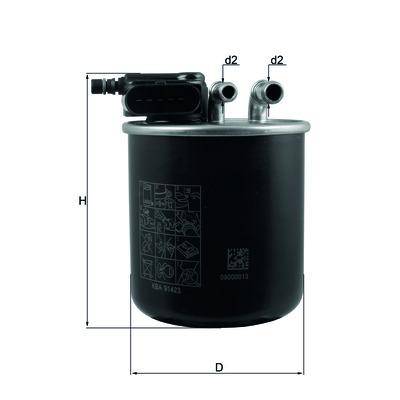 Фильтр топливопровода Mahle KL 942