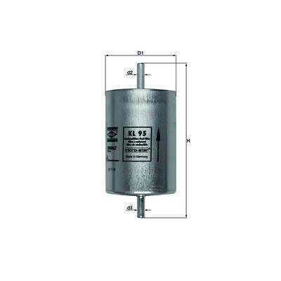 Фильтр топливопровода Mahle KL 95