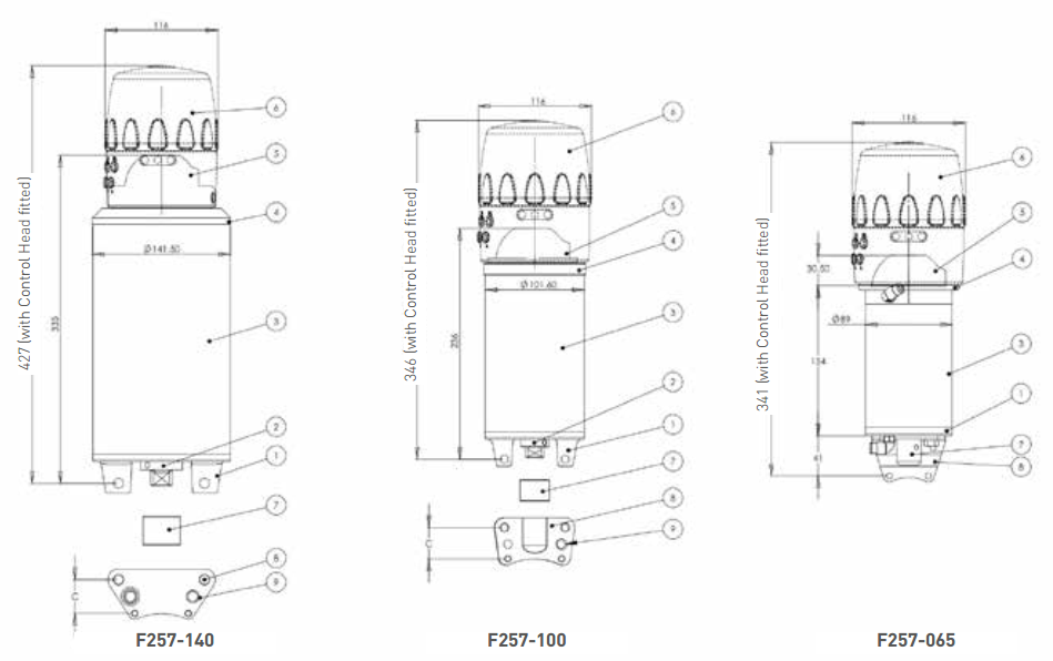 Управляющая головка Suedmo 2307153L