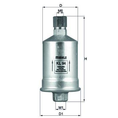 Фильтр топливопровода Mahle KL 94