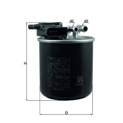 Фильтр топливопровода Mahle KL 949