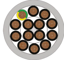 Гибкий кабель Brevetti Stendalto 4070403