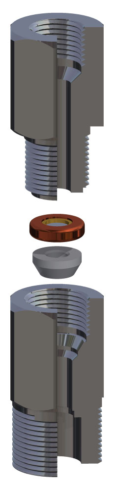 Разрывной диск Schlesinger High Pressure Flat