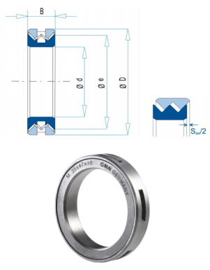 Лабиринтное уплотнение GMN M 110x130x15