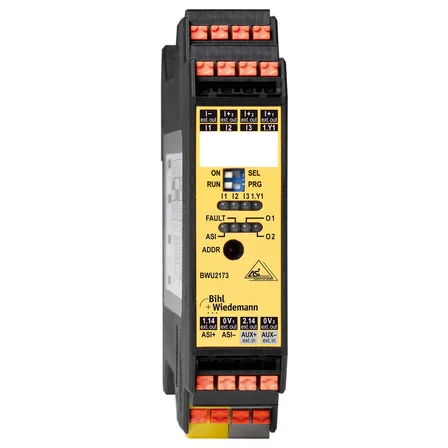 Модуль безопасных выходов ASi Safety Output Module Bihl+Wiedemann BWU2173 IP20 с 1 цепью