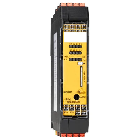 Модуль безопасных I/O ASi Bihl+Wiedemann BWU3427 IP20 с 4x2-канальными входами