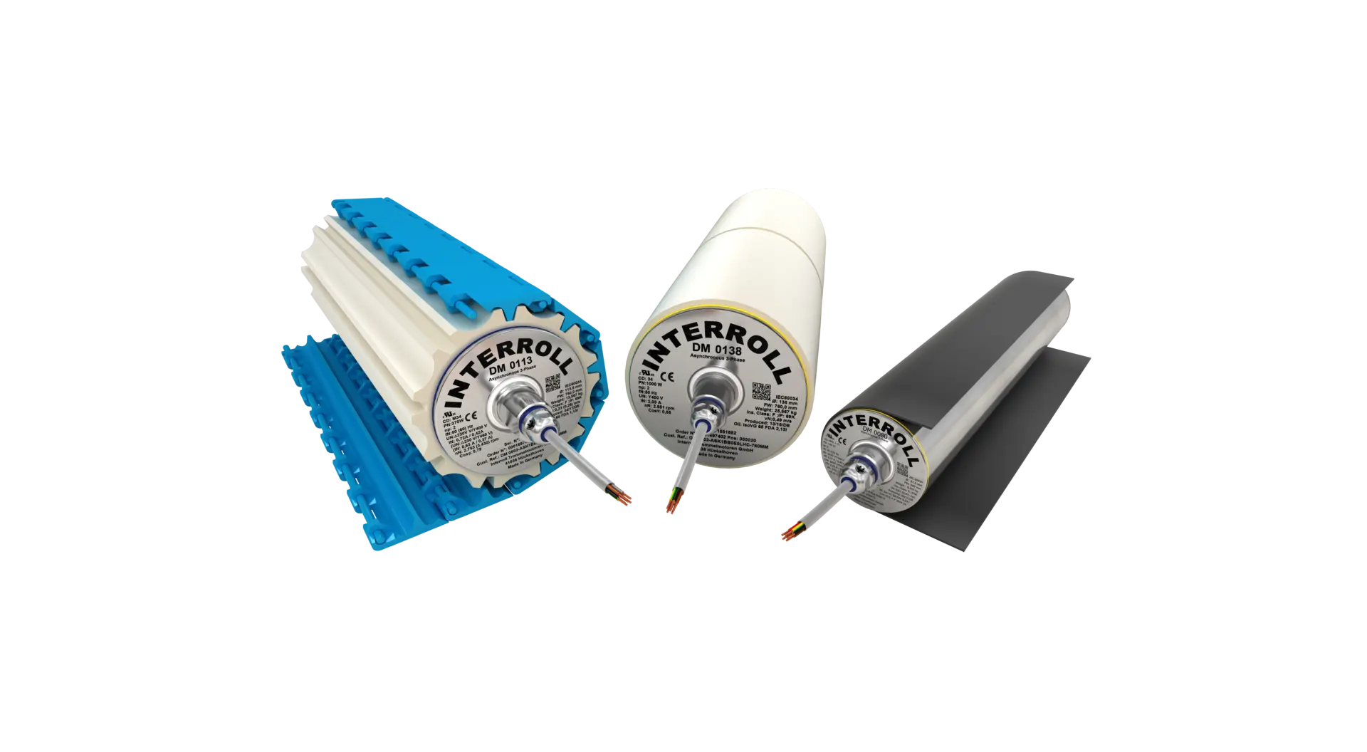 Синхронный мотор-барабан Interroll DM0165 Synchronous 2200W для тяжелых систем