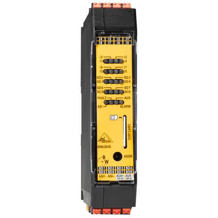 Модуль безопасных выходов ASi Safety Output Module Bihl+Wiedemann BWU2836 IP20 с 8 цепями