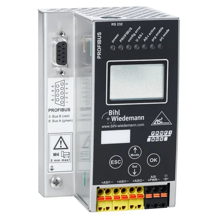 Шлюз ASi-3 PROFIBUS Gateway Bihl+Wiedemann BWU1777 в нержавеющей стали с 2 мастерами