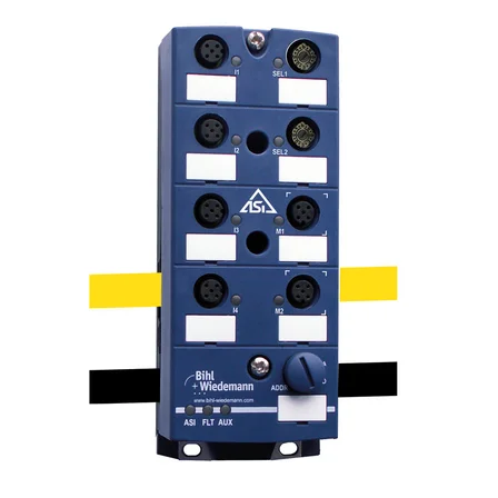 Модуль мотора ASi Motor Module Bihl+Wiedemann BWU2766 IP67 для 24V роликов с 4 входами