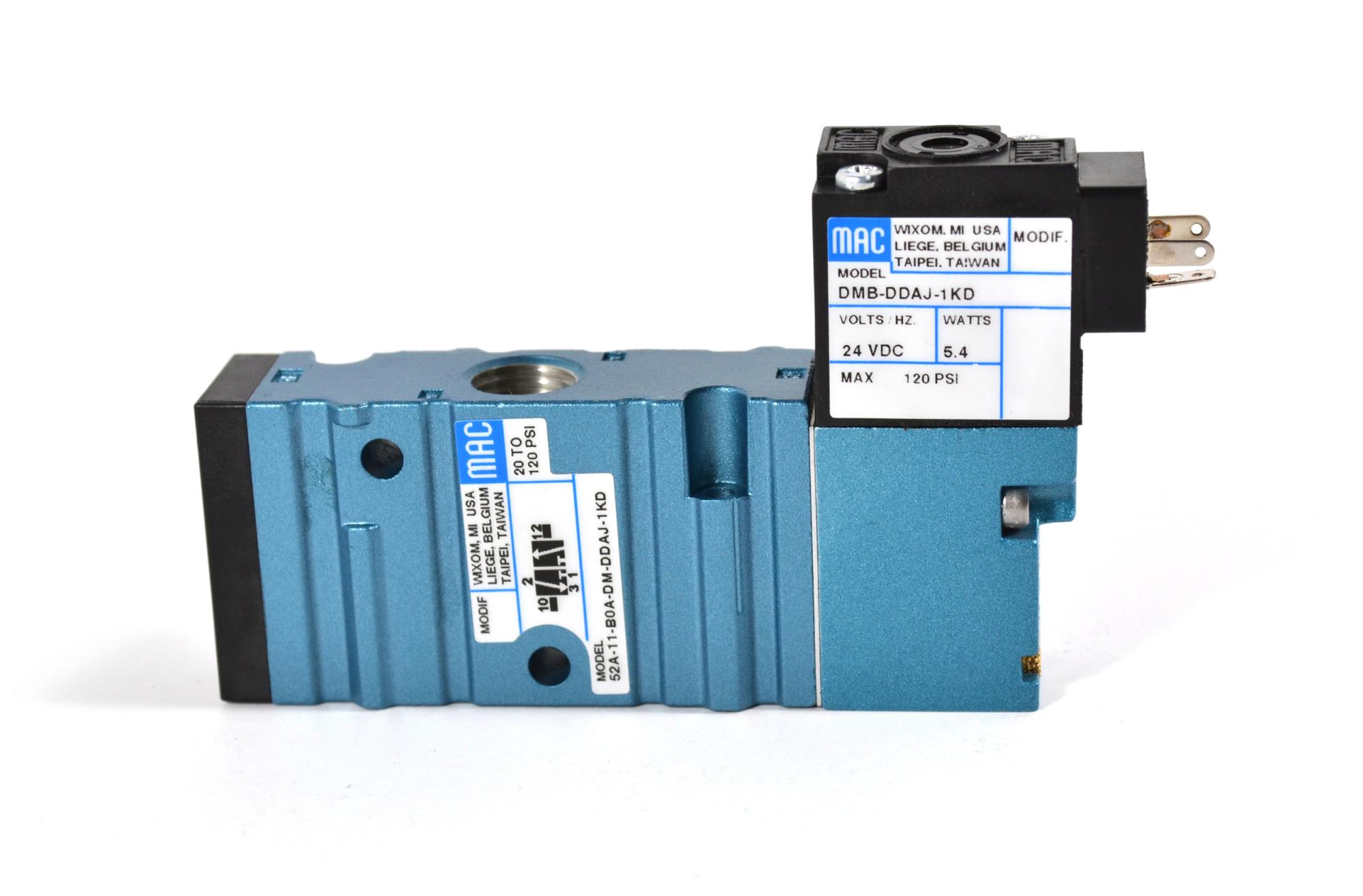 Пневматический клапан Mac Valves 52A-11-D0A-DM-DDAA-1BA (Series 52)