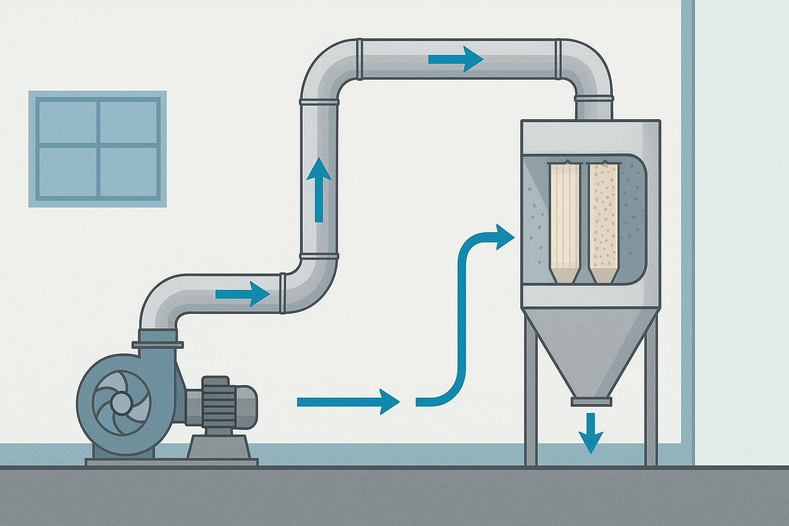 схема работы аспирационной системы