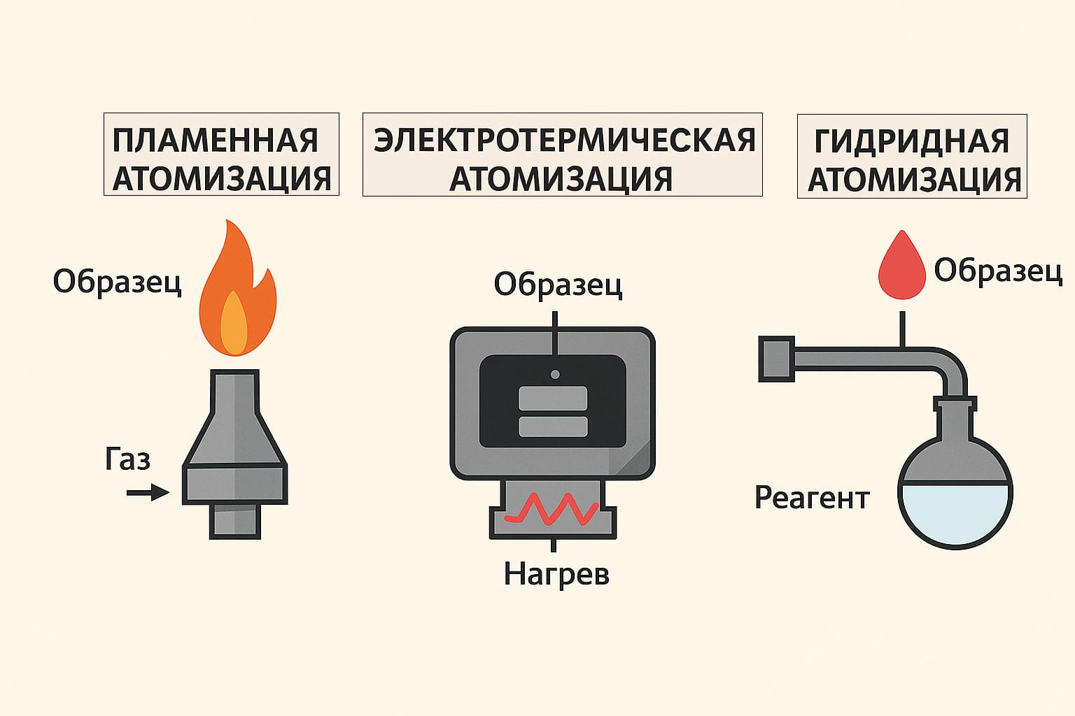 Виды спектрометров