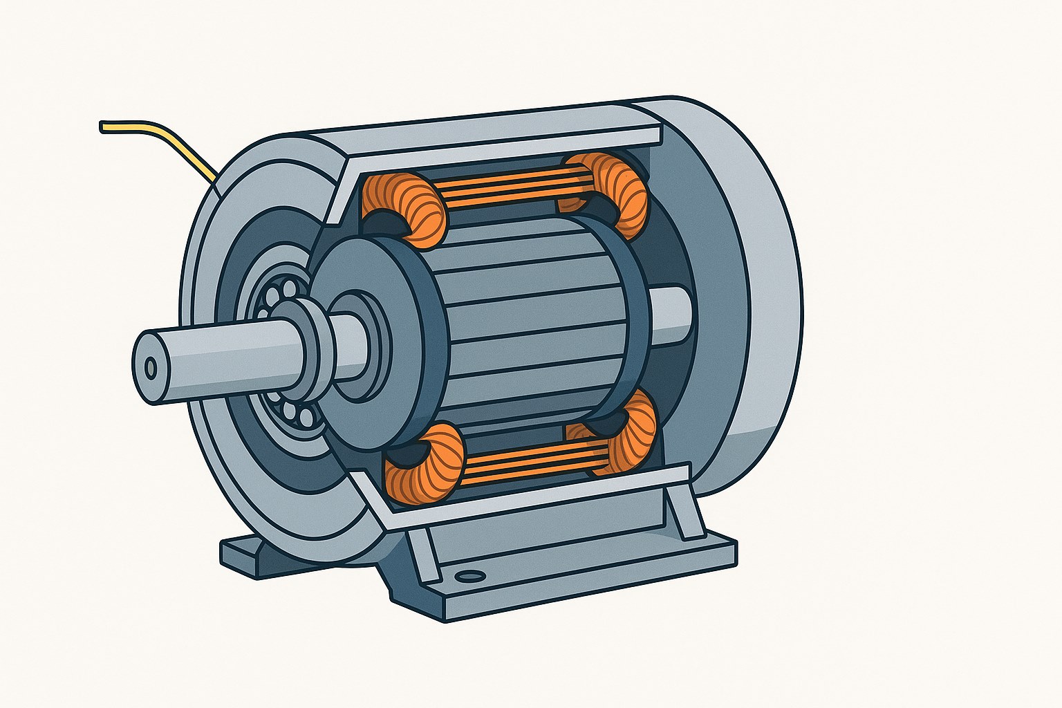 Типы трехфазных асинхронных электродвигателей