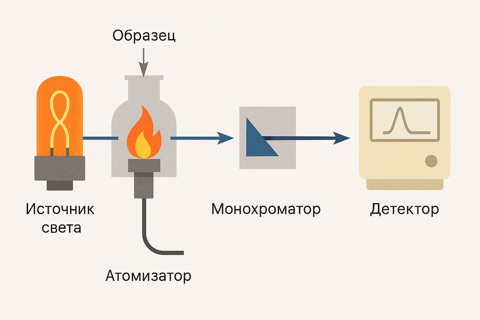 Устройство спектрометра
