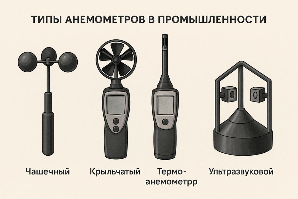 Типы анемометров