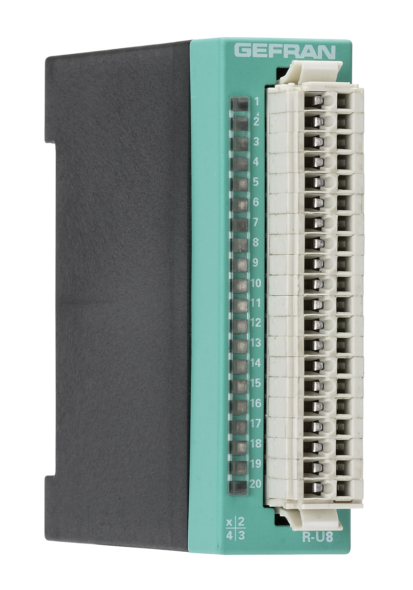 GEFRAN 10070 R-U8 Module 8 optically isolated digital outputs