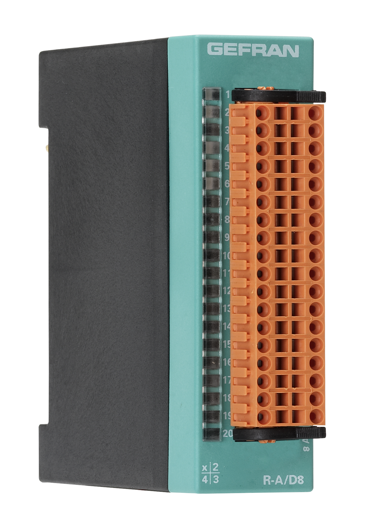 GEFRAN 10186 R-A/D8 Module with 8 analog inputs