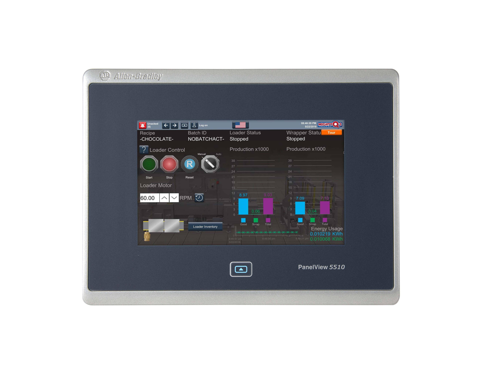 Allen-Bradley 2715P-T7WD 2715P PanelView 5510 Графические терминалы