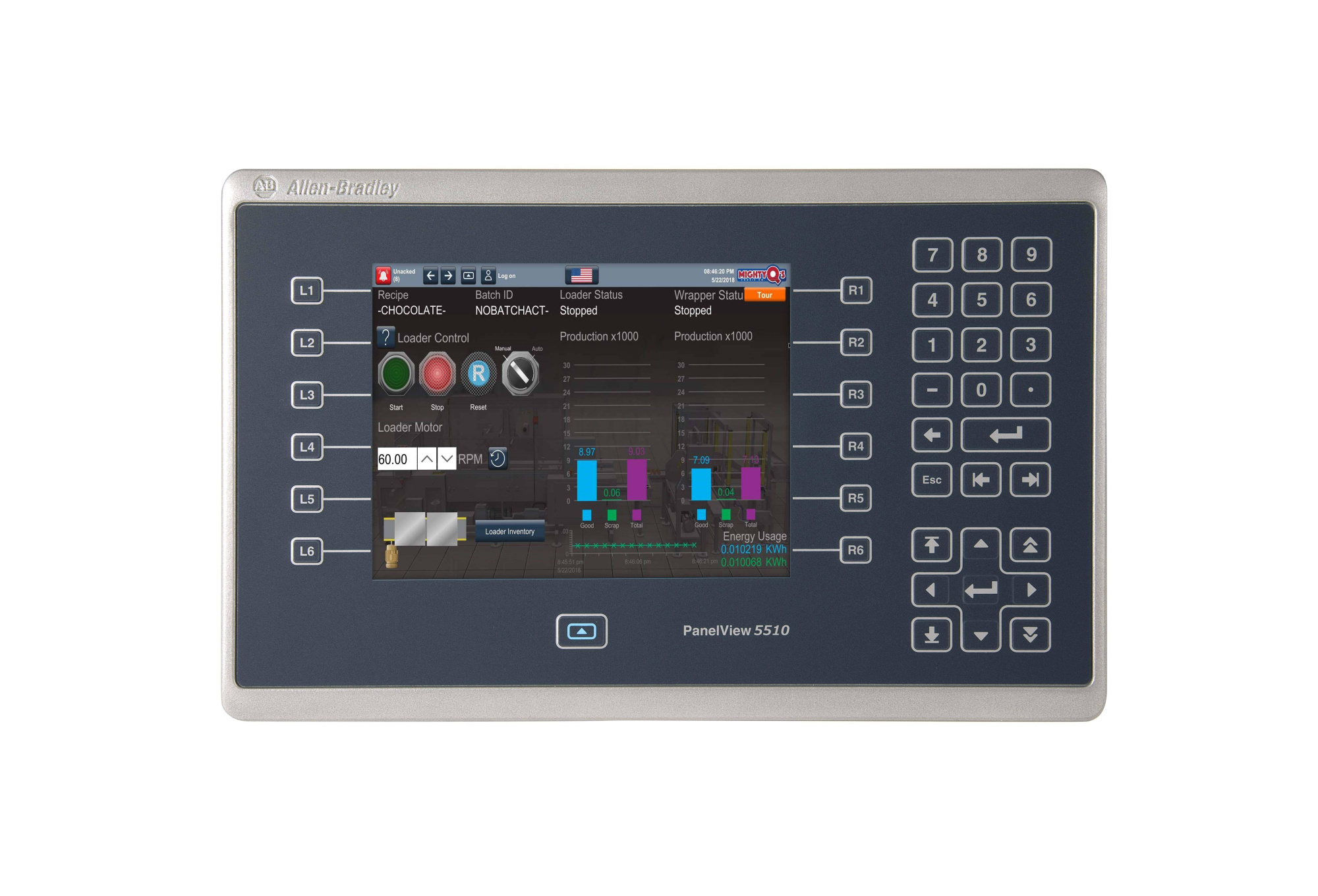 Allen-Bradley 2715P-T12WD 2715P PanelView 5510 Графические терминалы