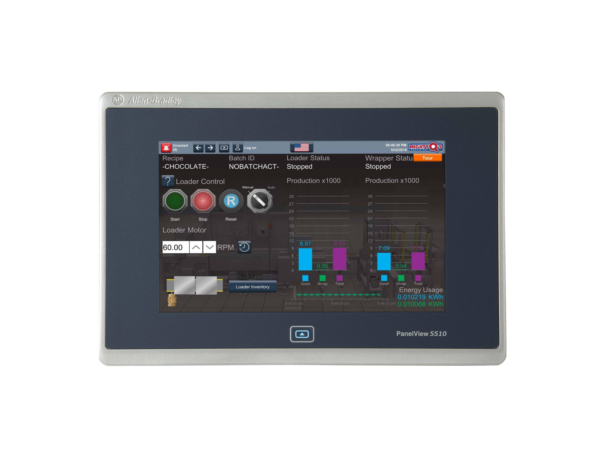 Allen-Bradley 2715P-T9WD 2715P PanelView 5510 Графические терминалы