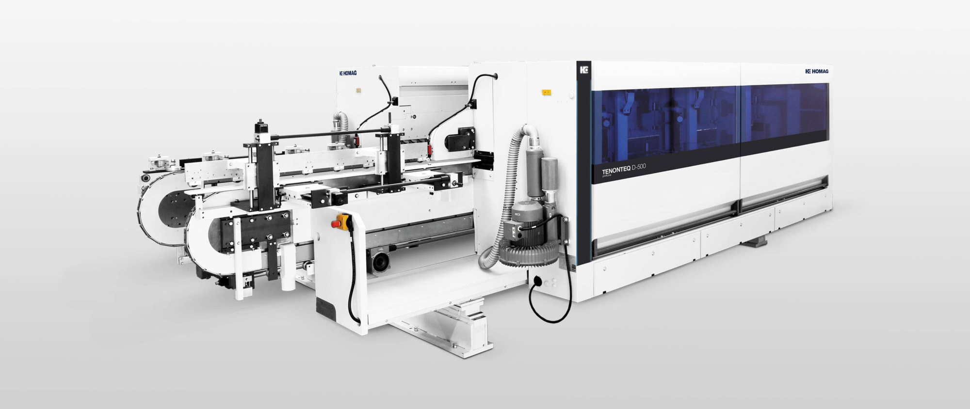 HOMAG Двухсторонний форматно-профильный станок TENONTEQ D-500: базовые станки для производства напольных покрытий