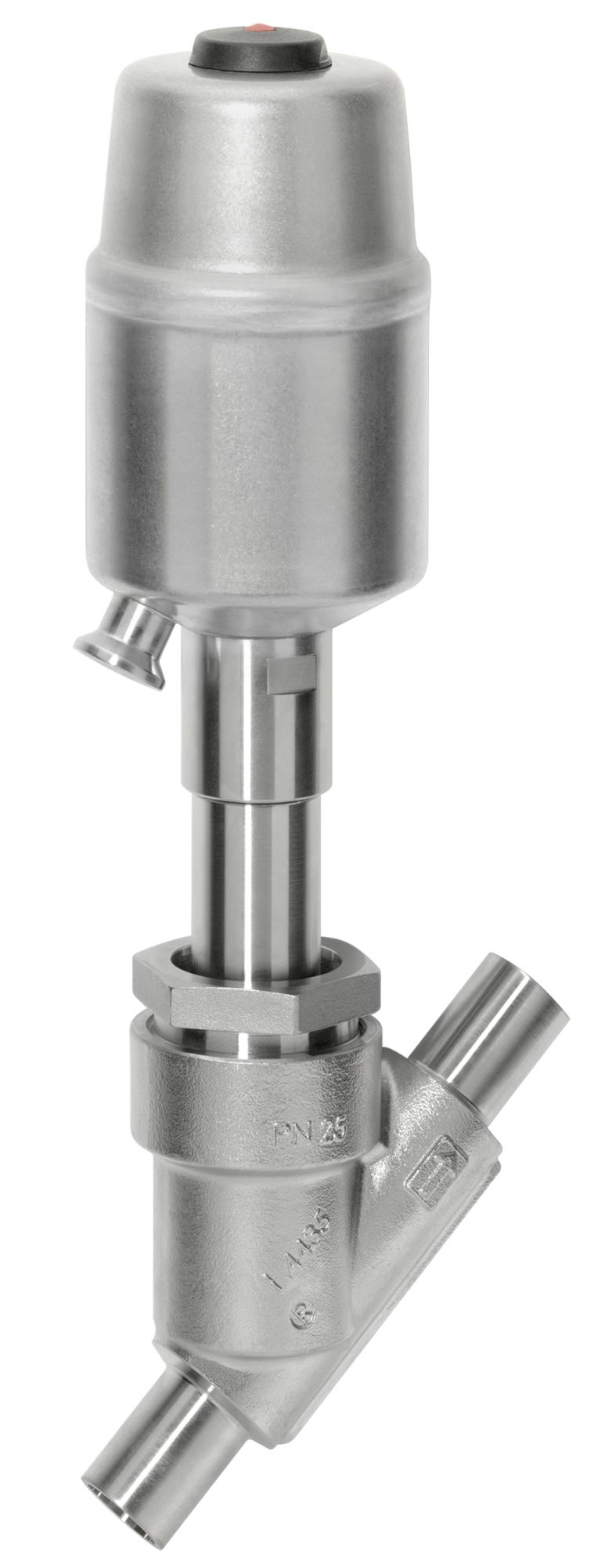 Наклонный клапан с пневмоприводом GEMU 555