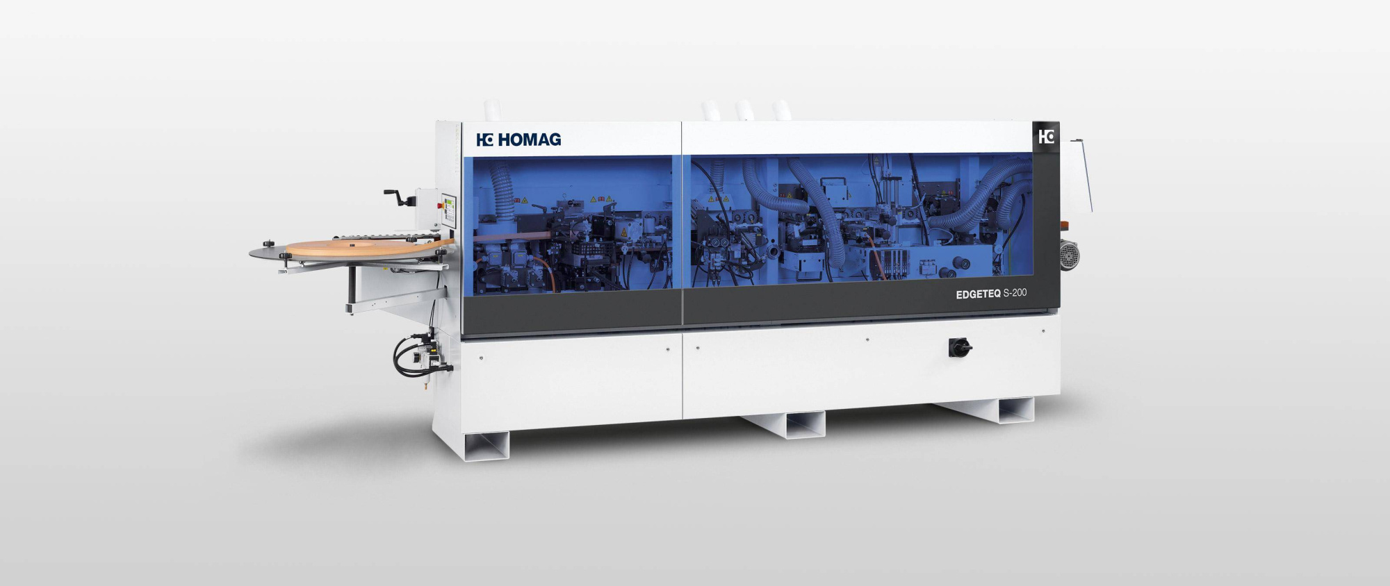HOMAG Кромкооблицовочные станки EDGETEQ S-200: скорость подачи 8 м/мин